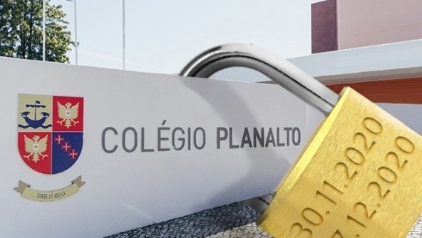 Planalto - Colégio encerrado a 30/11 e 07/12