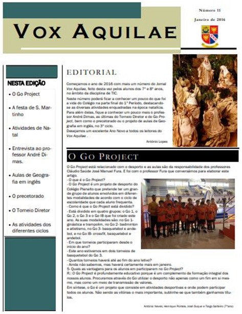 Planalto - Jornal Vox Aquilae